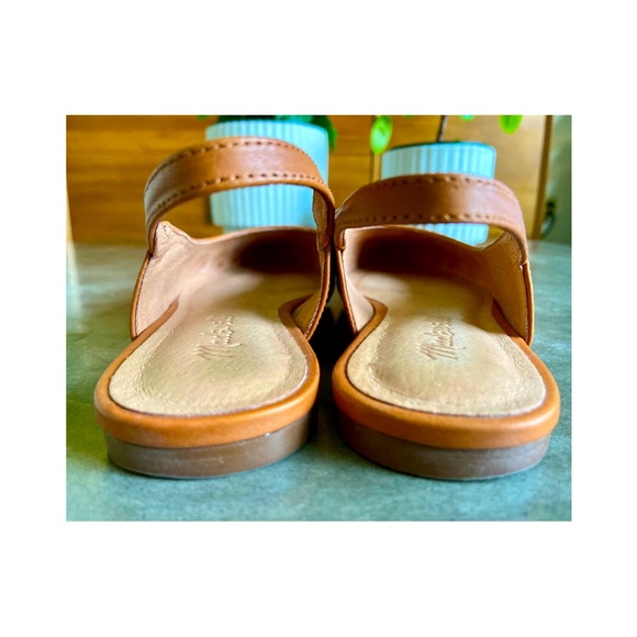 Madewell Margot The Slingback Flat in English Saddle Brown 6.5. - Picture 5 of 5